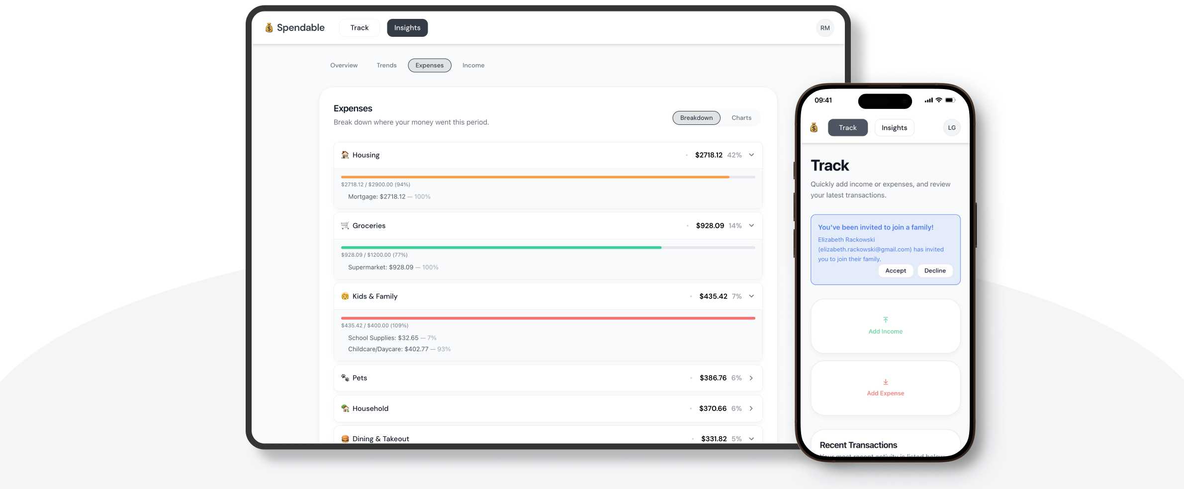 Spendable app demo